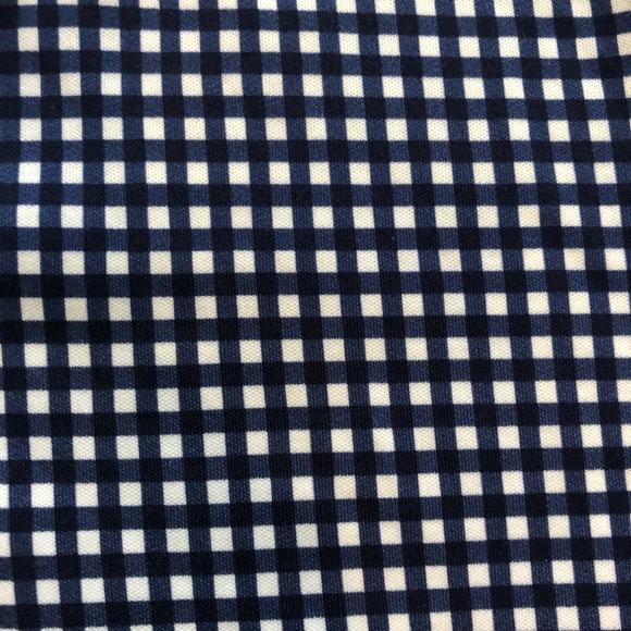 Navy Gingham Polo Shirt - Picture 3 of 3